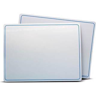 Flipside Products Dry Erase Learning Mat tosidet almindelig 9 """" x 12 """" pakke med 48