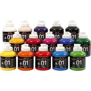 Creativ Company A-Color - Acrylic Paint - Glossy - 15 x 500ml