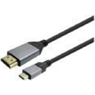 VIVOLINK USB-C to HDMI Cable 1m Black