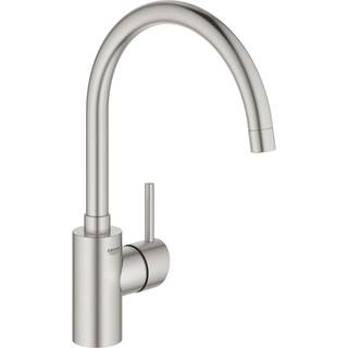Grohe Concetto etgr køk C-tud Etgrebskøkkenbatteri, højt udløb, ethul, zero, supersteel