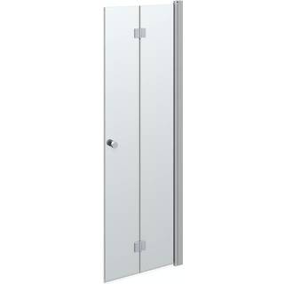 Scanbad Match B foldedør, B67-69 cm, H 200 cm, satin/klart glas