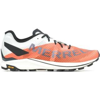 Merrell MTL Skyfire 2 Str. 38½ Dame - Letvægts trailsko i hvid/orange til hurtige løbeture og udfordrende terræn.