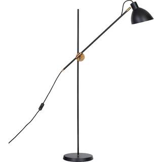 Konsthantverk KH#1 Gulvlampe - Rå Messing & Hvid