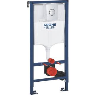 Grohe Rapid SL indbygningscisterne inkl. trykknap, 113 cm installationshøjde