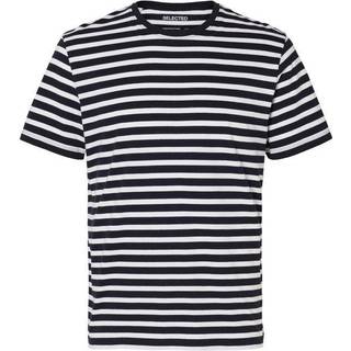 SLHASPEN STRIPE SS O-NECK TEE NOOS
