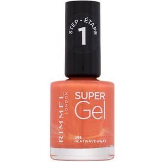 Rimmel Super Gel Geleneglelak uden UV/LED forsegling Skygge 096 Heatwave Away 12 ml - 12 ml