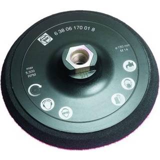 Fein bagskive m/burrer t/polérmaskine, M14×125mm
