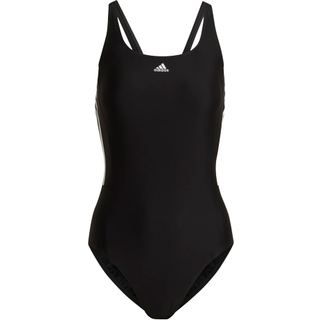 adidas 3-Stripes badedragt - Black / White - 36