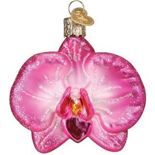 Old World Christmas Orchid Glass blæst ornament til juletræ