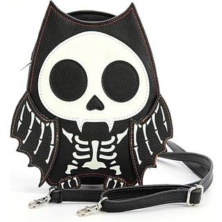 Glow in the Dark Skelett Fledermaus Handtasche