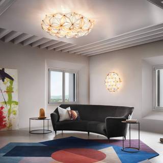 Slamp La Vie Væg-/lofte 74 Cm Ravfarvet - Loftslamper Lentiflex® - LAVCL00ORG00000000EU