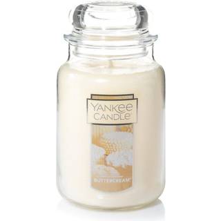 Yankee stearinlys sm?rcreme duftende klassiker 22 oz stor krukke enkelt v?ger stearinlys over 110 timers forbr?ndingstid