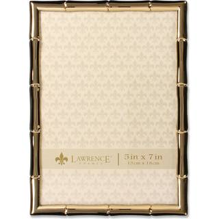Lawrence Frames 5 """" W x 7 """" H Gold Metal Picture Ramt With Bamboo Design (712257)
