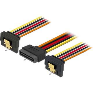 SATA splitter kabel - 15-Pin hun til 2 x 15-Pin han - 30 cm