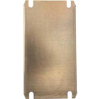Fibox Montageplade 250x150x1,5 zink