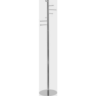 Naga stumtjener med fod til gulvet 177cm krom