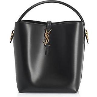 Saint Laurent Le 37 leather bucket bag - black - One Size
