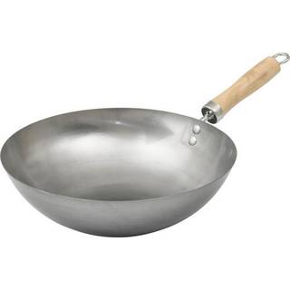 Hot Wok Wokpande 30 Cm. Carbon Stål ✓ På lager - klar til levering og afhentning