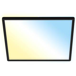 LED-loftslampe Slim smart sort dim CCT 42x42cm