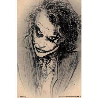 Trends International The Dark Knight Sketch Wall Poster 22.375 """" X 34 """"