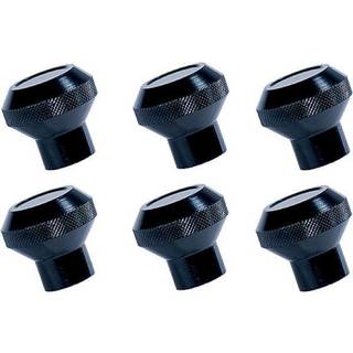 Robust Ridge Billet aluminium Dash Knap Set sort til 76-86 CJ