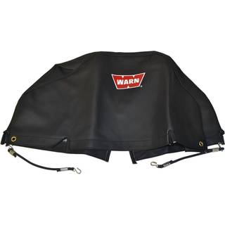 WARN 13917 Soft Winch Cover med Bungee Cord Fasteners til 9,5Ti og XD9000i Vinsches Black