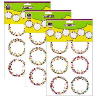 Confetti Circle accenter 30 pr. Pakke 3 pakker