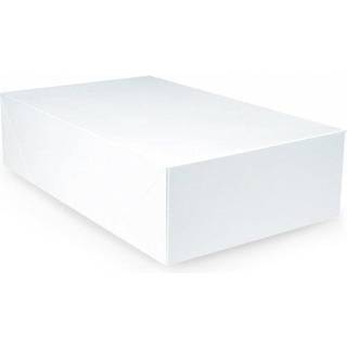Deluxe White Gift Box -19 """" X 12 """" (1 pc.) - Elegant udformet premium kvalitetsmateriale standout -pr?sentation - Ideel til mindev?rdige gaver