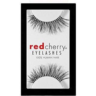Rød kirsebær falske øjenvipper #217 (pakke med 3 par)