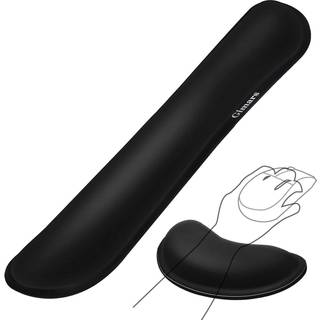 Gimars opgraderede forst?rre silkeagtig gelhukommelse skum tastatur h?ndleds hvile h?ndled hvile til computer tastatur ergonomisk design til at s