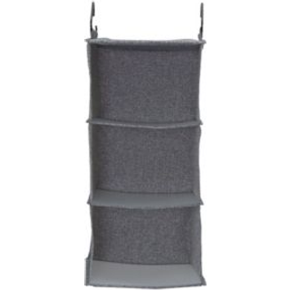 Husholdnings essentials 3 hylde skab kroge h?ngende sko arrang?r grafit