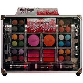 Cameo Train Makeup Kit med genanvendelig aluminiumssags s?t