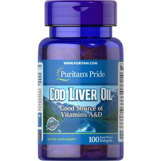 Puritan's Pride – Torskeleverolie 415 mg (100 Softgels)