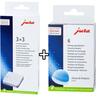 Capresso Jura Cleaning Tablet 6-Pk og Capresso 66281 9-Pack Decalciying Tablets eller Jura/Capresso Automatic Coee Centers