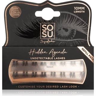 SOSU Cosmetics Hidden Agenda Undetectable Lashes Klyngevipper uden knuder 10 mm