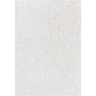 Nizza Kortluvet tæppe Ensfarvet - Creme - 200x290