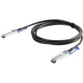 DIGITUS 100GBase-CR4 direct attach cable - 3 m - Sort - 3 meter