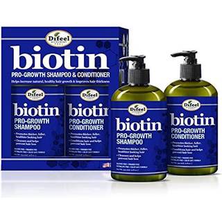 Difeel Pro-Growth Biotin Shampoo & Conditioner 2-PC Gift Set-Shampoo og balsam til tyndt h?r og h?rtab Sulfat Gratis shampoo & balsam