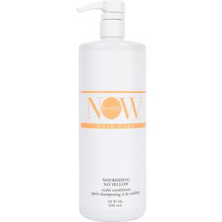 Nu skønhed, der nærer No Yellow Violet Conditioner - Deep Conditioner til farve - Behandlet hår - Tilføjer tekstur og glans til hår - Vegansk - F