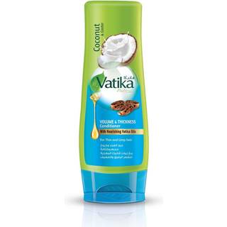 Dabur Vatika Naturals Conditioner Natural Fugtgivende h?rbalsam til kvinder med alle h?rtyper - Lang kr?llet t?r eller farvebehandlet h?r - H?jbu