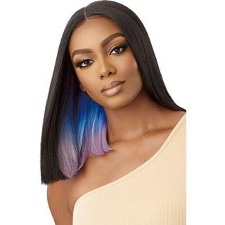 Oute Lace Front Wig - ColorBomb - Kimia (Jet Black 1)