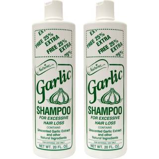 Nutrine Garlic Shamoo, 16 oz duftfri - Fremmer sundere hår og hovedbund, hjælper med at forhindre overdreven hårtab