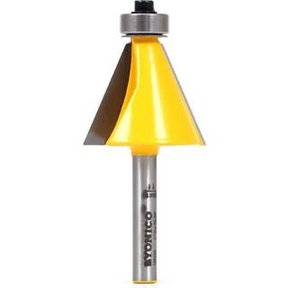 Yonico Router Bits Bevel Edge Forming 22,5 Grad 1/4-tommer skaft 13913Q
