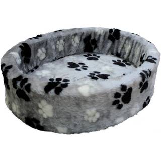 Plys seng paw - 80 cm - Grå