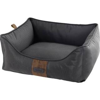 Comfort seng firkantet "ZALO" grå - Grey - L x B x H: 75 x 60 x 23 cm