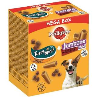 Pedigree Mega Box Snacks med Tasty Minis & Jumbone Mini 98.58 DKK/1 kg