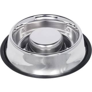 Slowfeeder skål i rustfrit stål, 1,35 l / Ø 30 cm