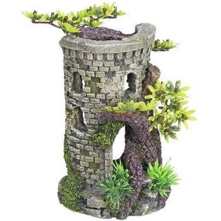 Akvariedekoration - Tower med bonsai