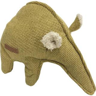 D&D Home Myresluger i Chenille 27x18cm, Farve : Gul