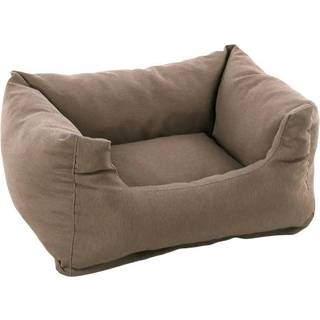 Hundeseng Panama rektangulær "Taupe" med aftageligt betræk, størrelse 50×40×18 cm